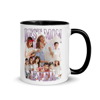 CUSTOM Best Mom Ever Photo Bootleg Mug