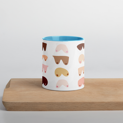 Boobies Illustration Color Mug