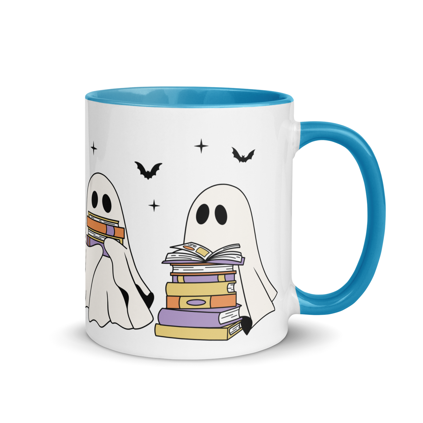 Bookish Ghosts Halloween Color Mug