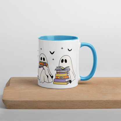 Bookish Ghosts Halloween Color Mug