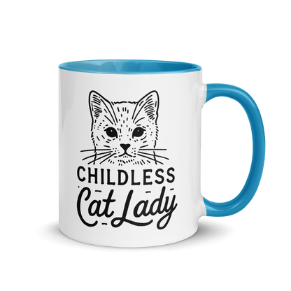 Childless Cat Lady Color Mug