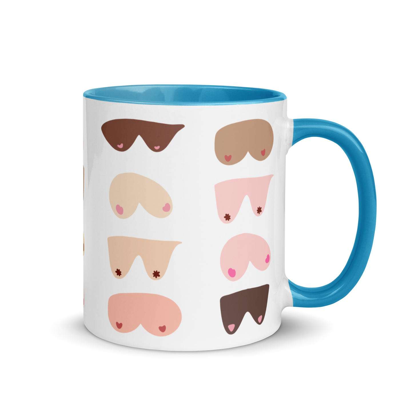 Boobies Illustration Color Mug