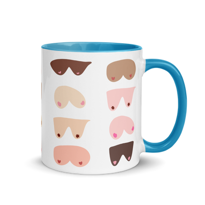 Boobies Illustration Color Mug