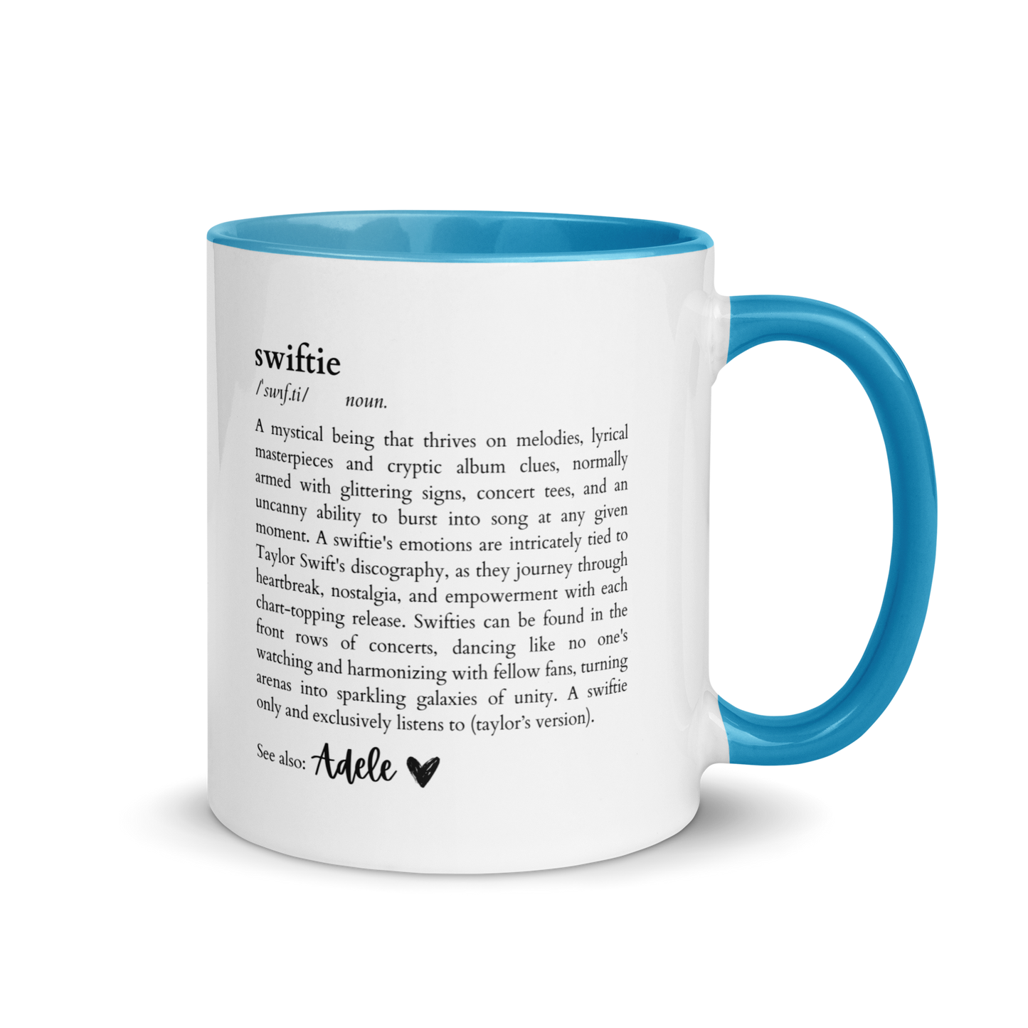 CUSTOM Swiftie Dictionary Color Mug