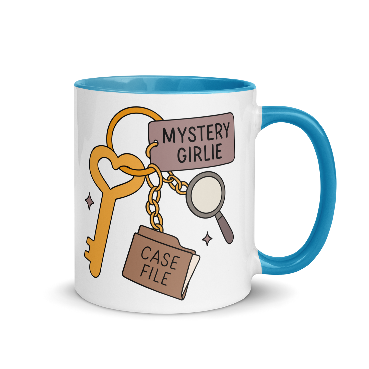 Mystery Girlie Bookish Color Mug