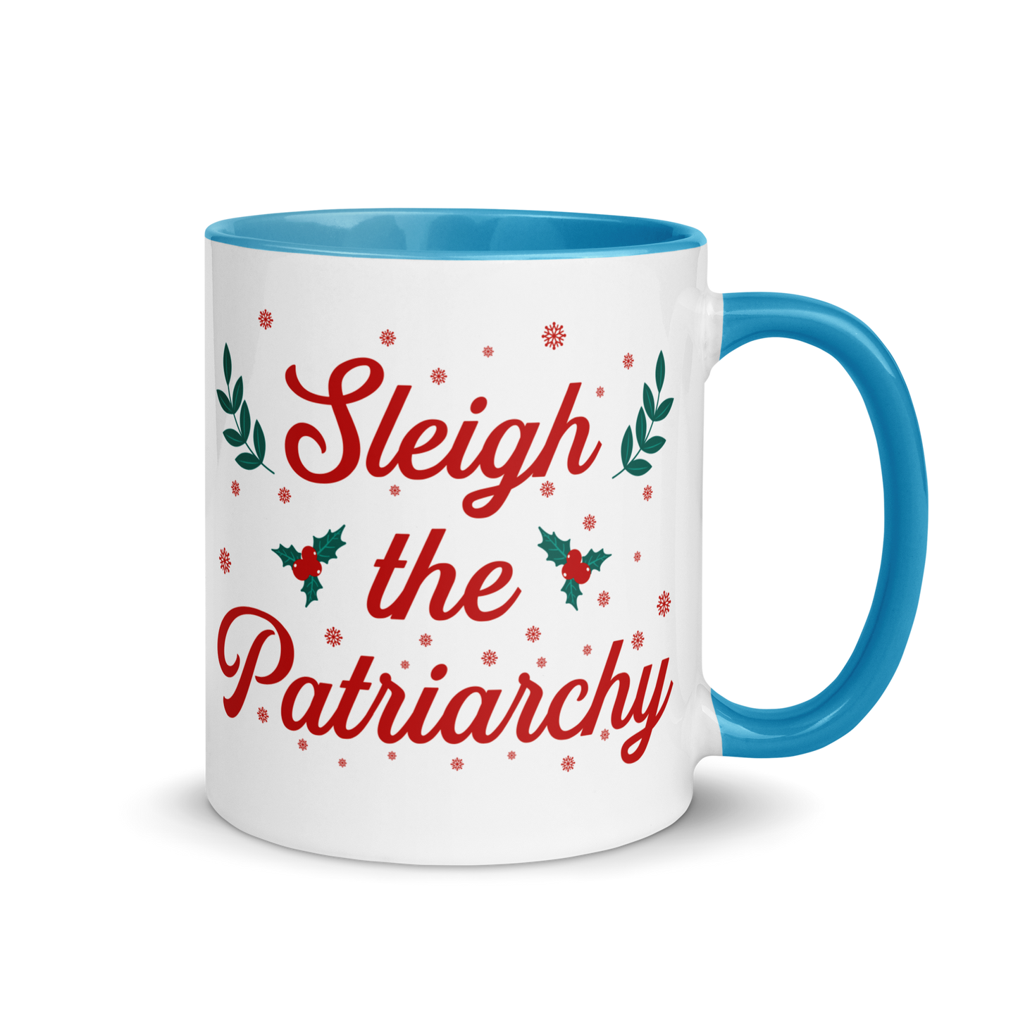 Sleigh the Patriarchy Christmas Color Mug