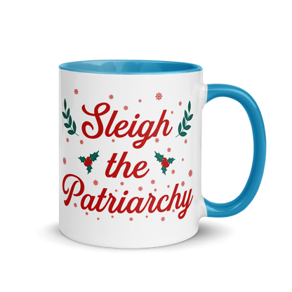 Sleigh the Patriarchy Christmas Color Mug