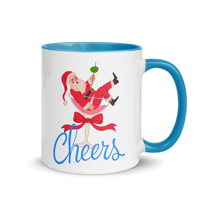 Cheers Santa Christmas Color Mug