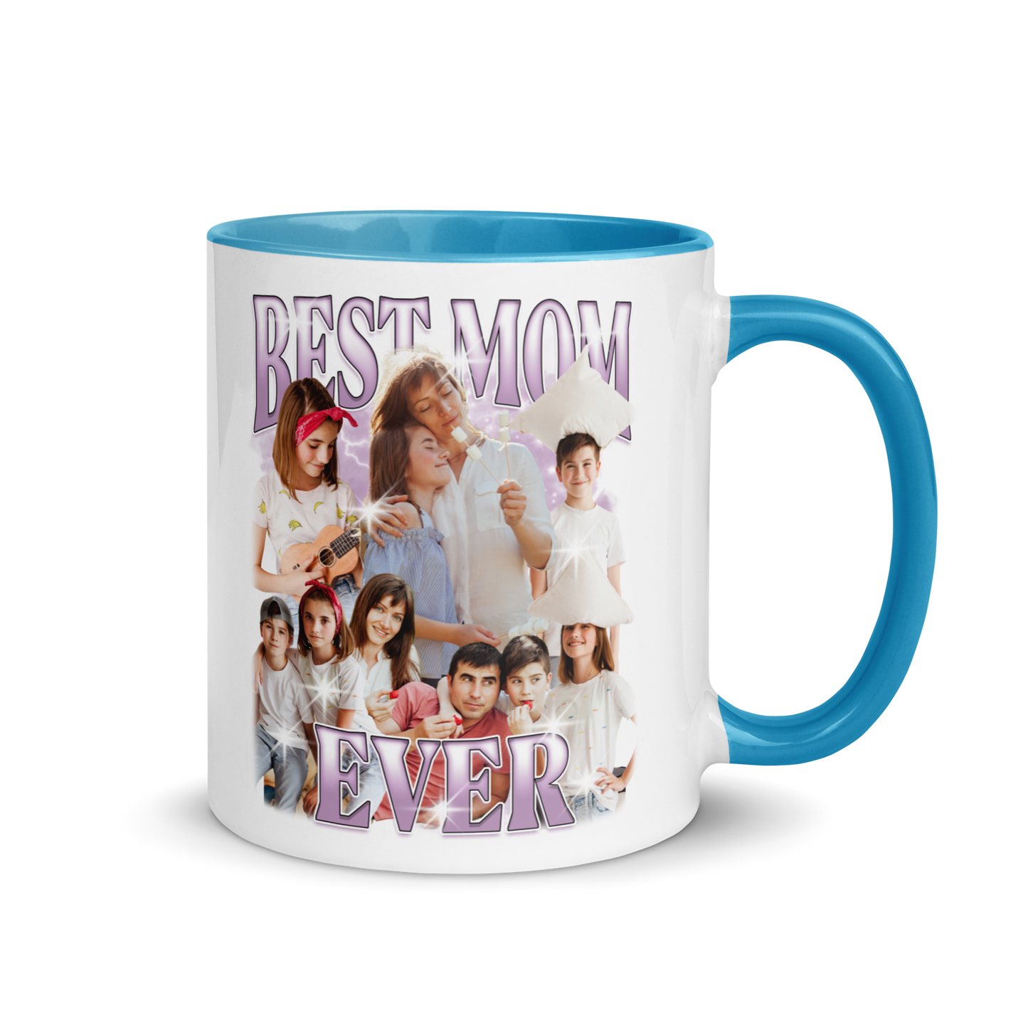 CUSTOM Best Mom Ever Photo Bootleg Mug