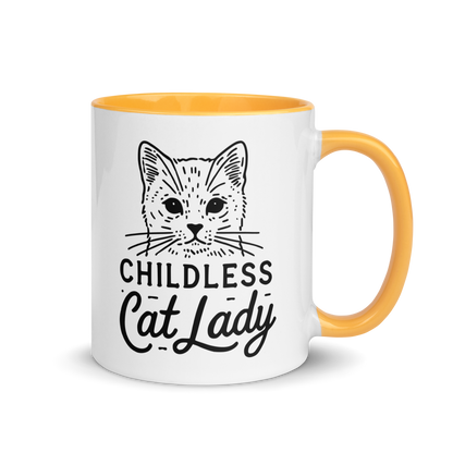 Childless Cat Lady Color Mug