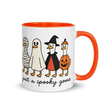 Just a Spooky Goose Halloween Color Mug