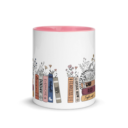 Taylor All Eras Books Cat Color Mug