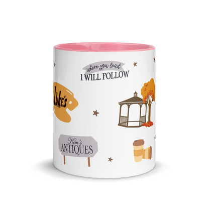 Gilmore Girls Symbols Color Mug