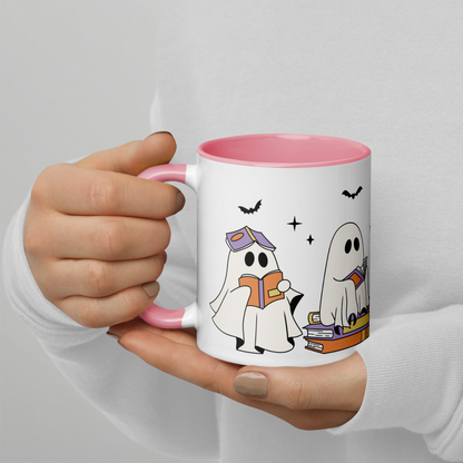 Bookish Ghosts Halloween Color Mug