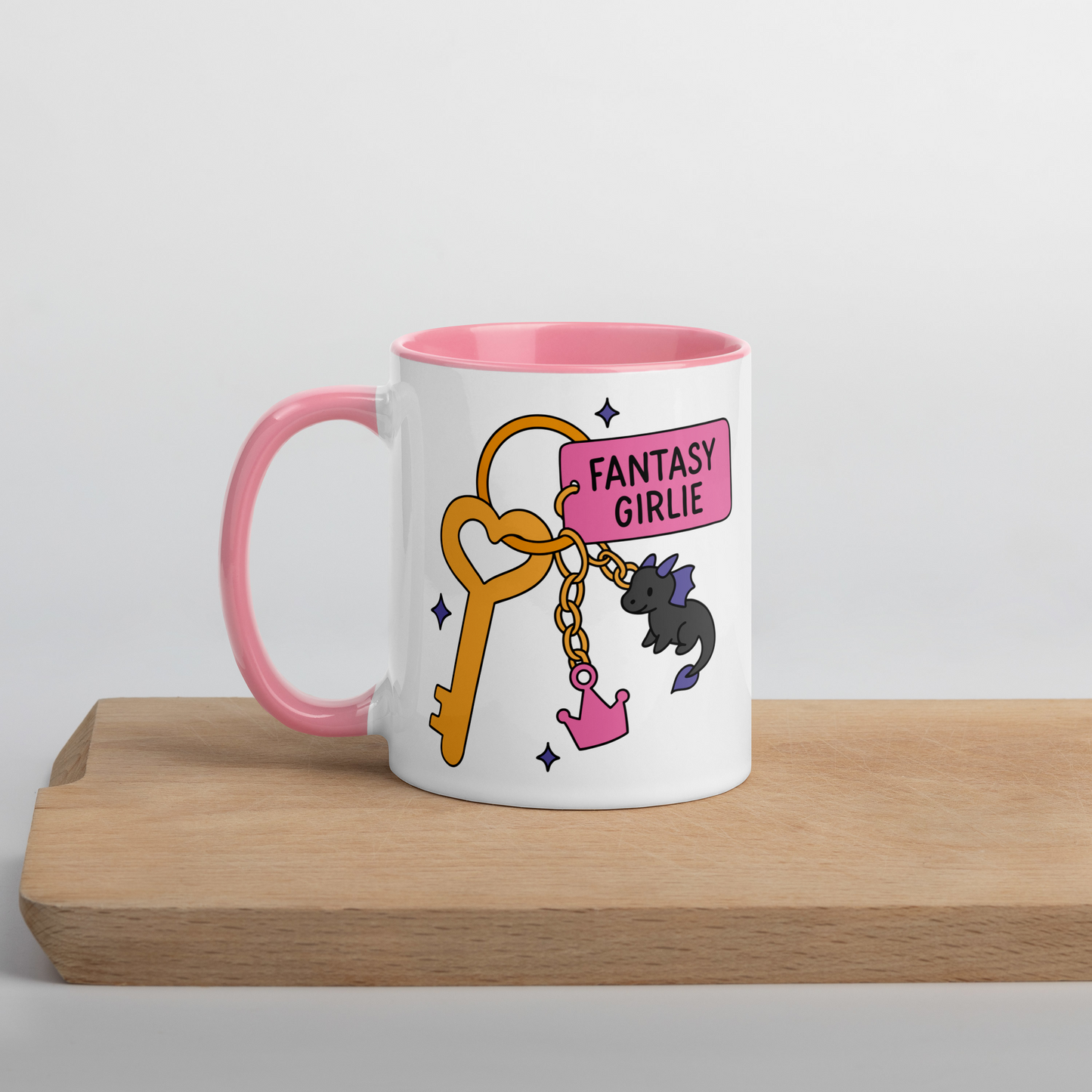 Fantasy Girlie Bookish Color Mug