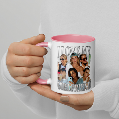 CUSTOM I Love My Girlfriend Photo Bootleg Mug