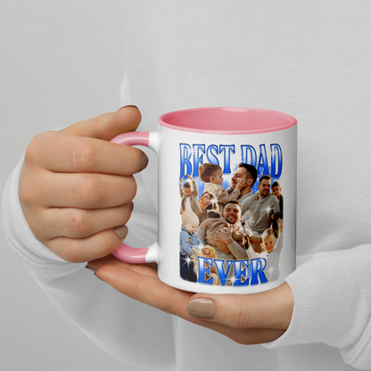 CUSTOM Best Dad Ever Photo Bootleg Mug