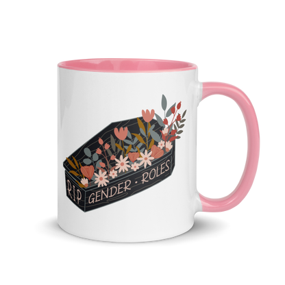 RIP Gender Roles Feminist Color Mug