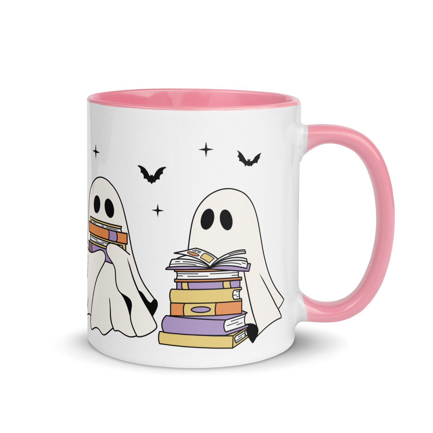 Bookish Ghosts Halloween Color Mug