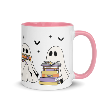 Bookish Ghosts Halloween Color Mug