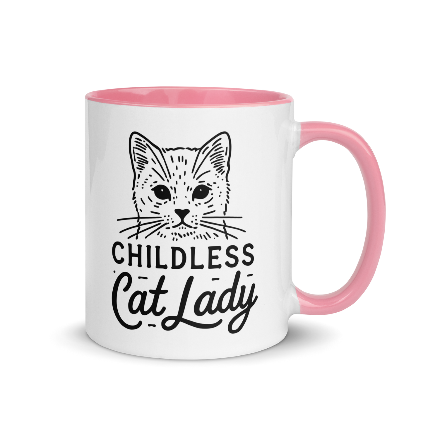 Childless Cat Lady Color Mug