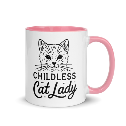 Childless Cat Lady Color Mug