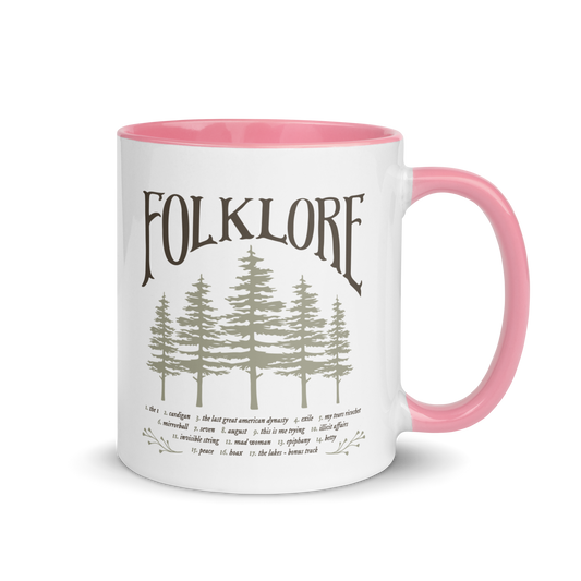 folklore Album Tracklist Color Mug