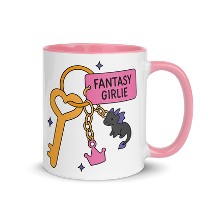Fantasy Girlie Bookish Color Mug