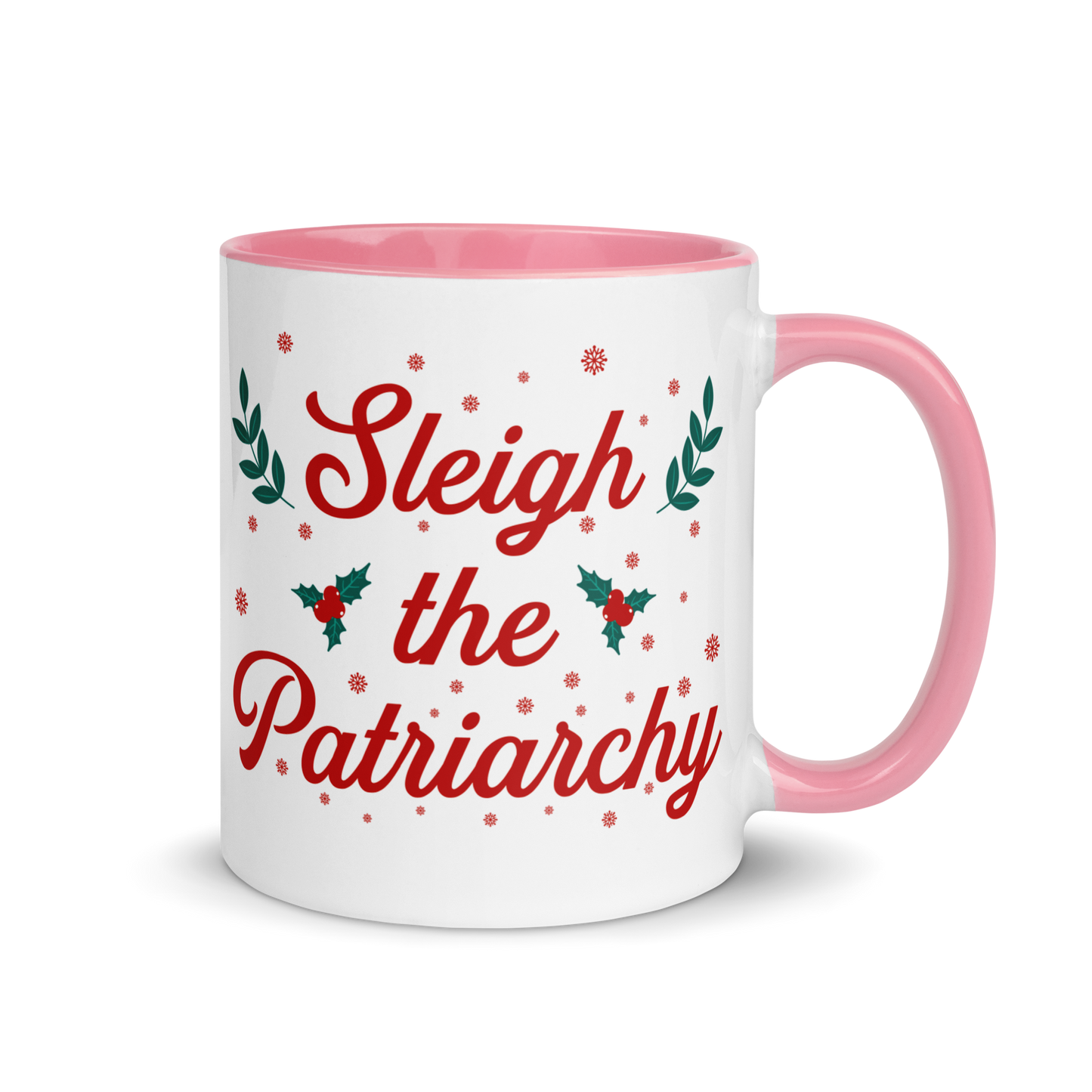 Sleigh the Patriarchy Christmas Color Mug