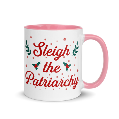 Sleigh the Patriarchy Christmas Color Mug