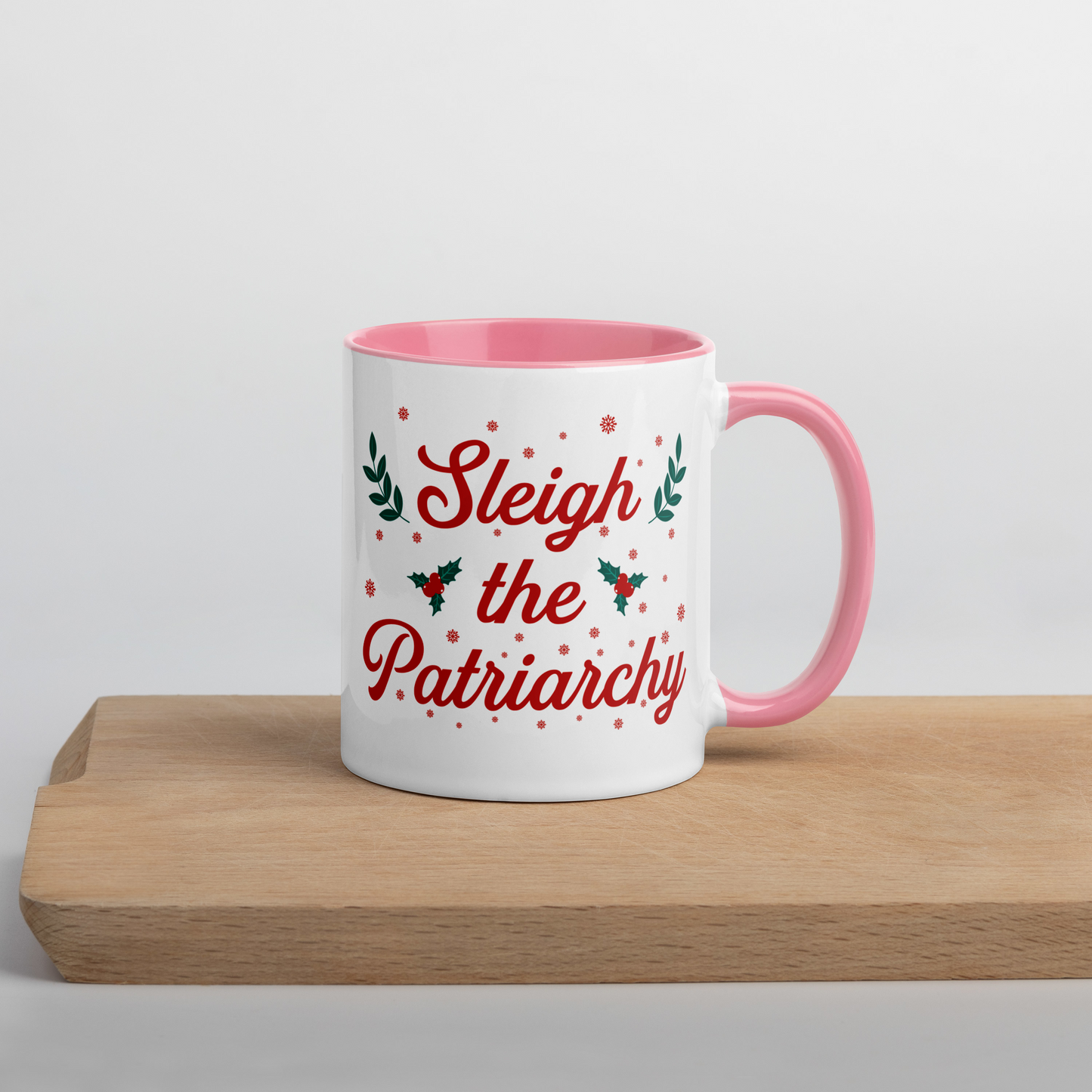 Sleigh the Patriarchy Christmas Color Mug