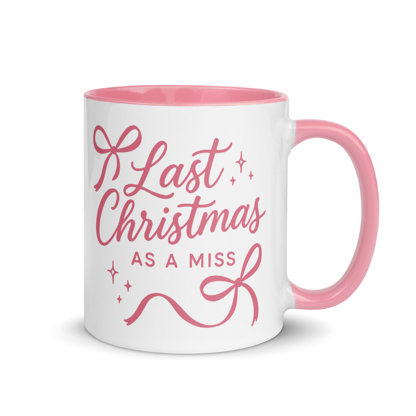 Last Christmas as a Miss Bride Color Mug