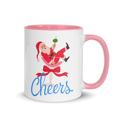 Cheers Santa Christmas Color Mug