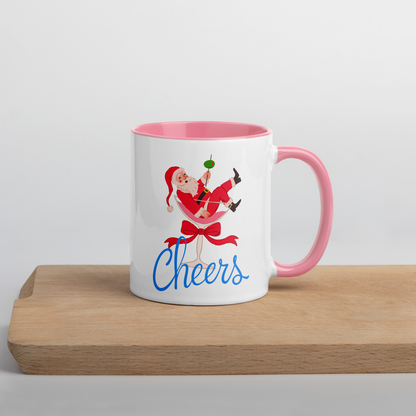 Cheers Santa Christmas Color Mug