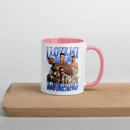 CUSTOM I Love My Husband Photo Bootleg Mug