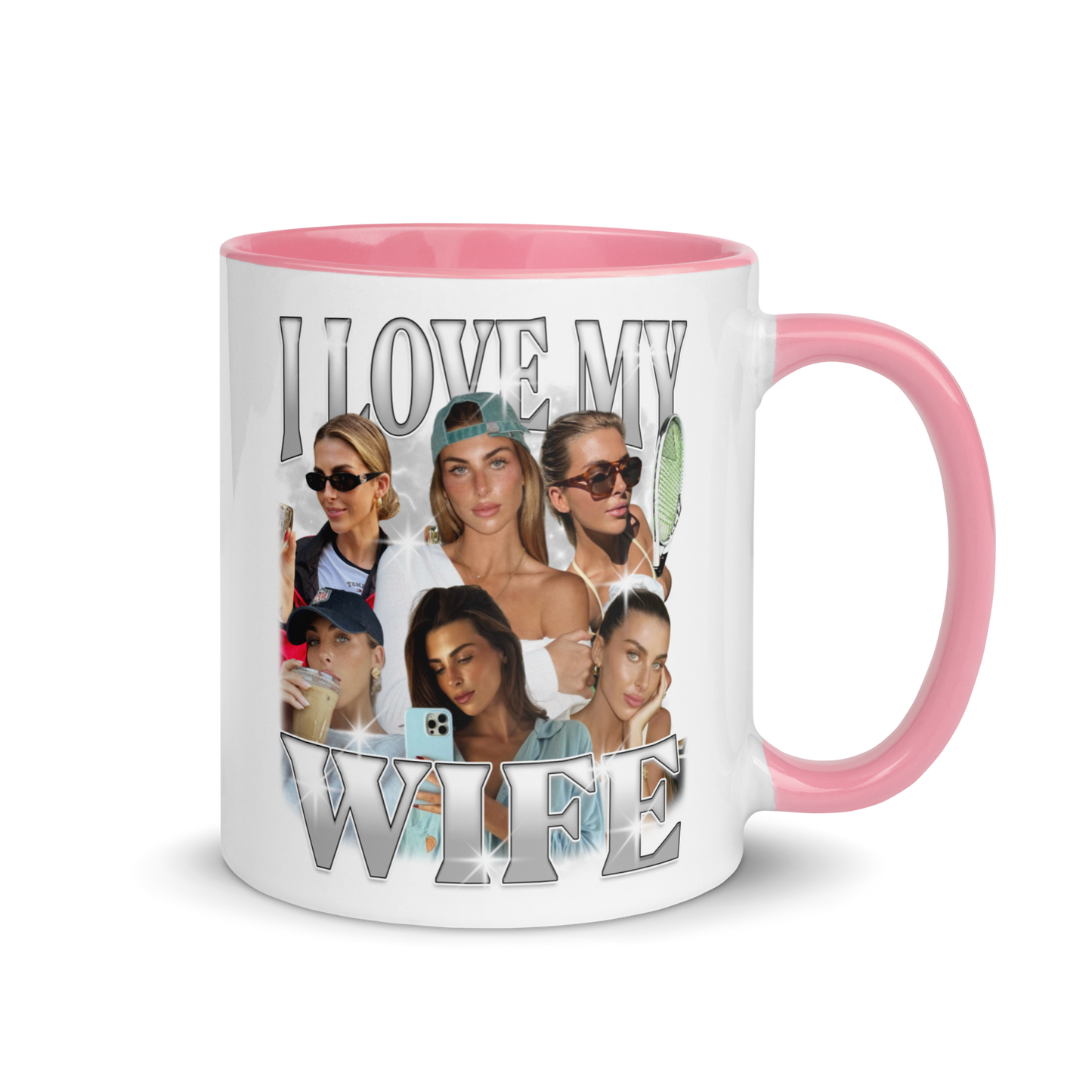 CUSTOM I Love My Wife Photo Bootleg Mug