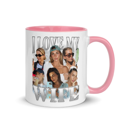 CUSTOM I Love My Wife Photo Bootleg Mug