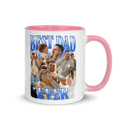 CUSTOM Best Dad Ever Photo Bootleg Mug