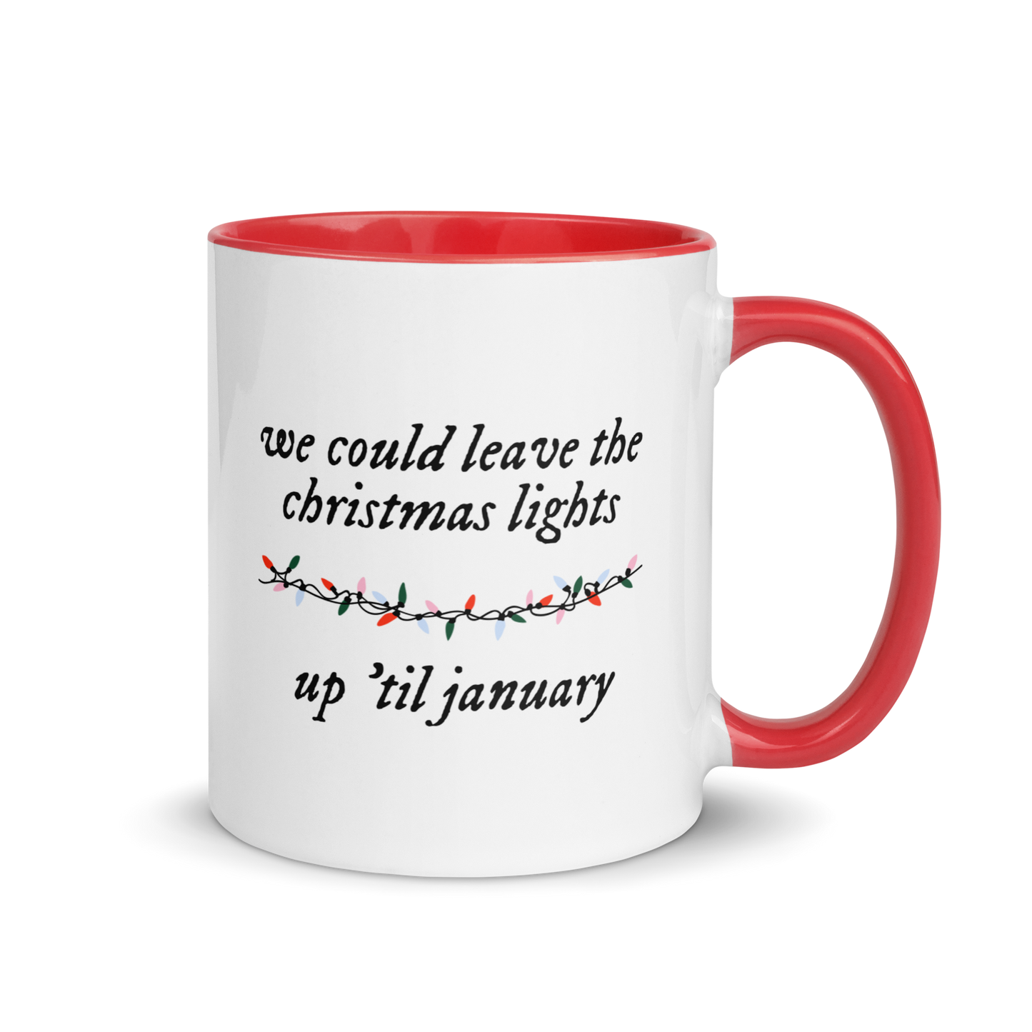 Christmas Lights Lover Color Mug