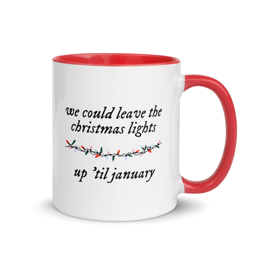 Christmas Lights Lover Color Mug