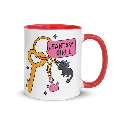 Fantasy Girlie Bookish Color Mug