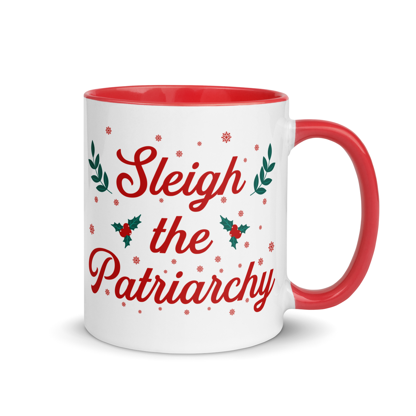 Sleigh the Patriarchy Christmas Color Mug