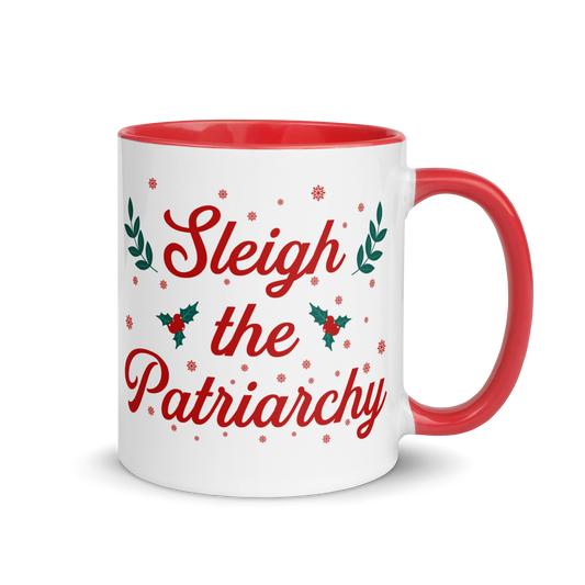 Sleigh the Patriarchy Christmas Color Mug