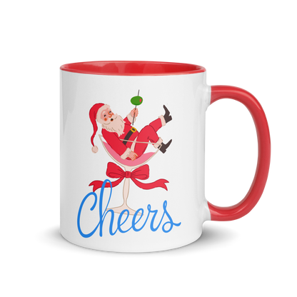 Cheers Santa Christmas Color Mug