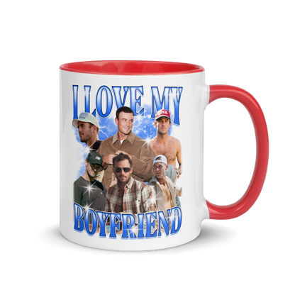 CUSTOM I Love My Boyfriend Photo Bootleg Mug