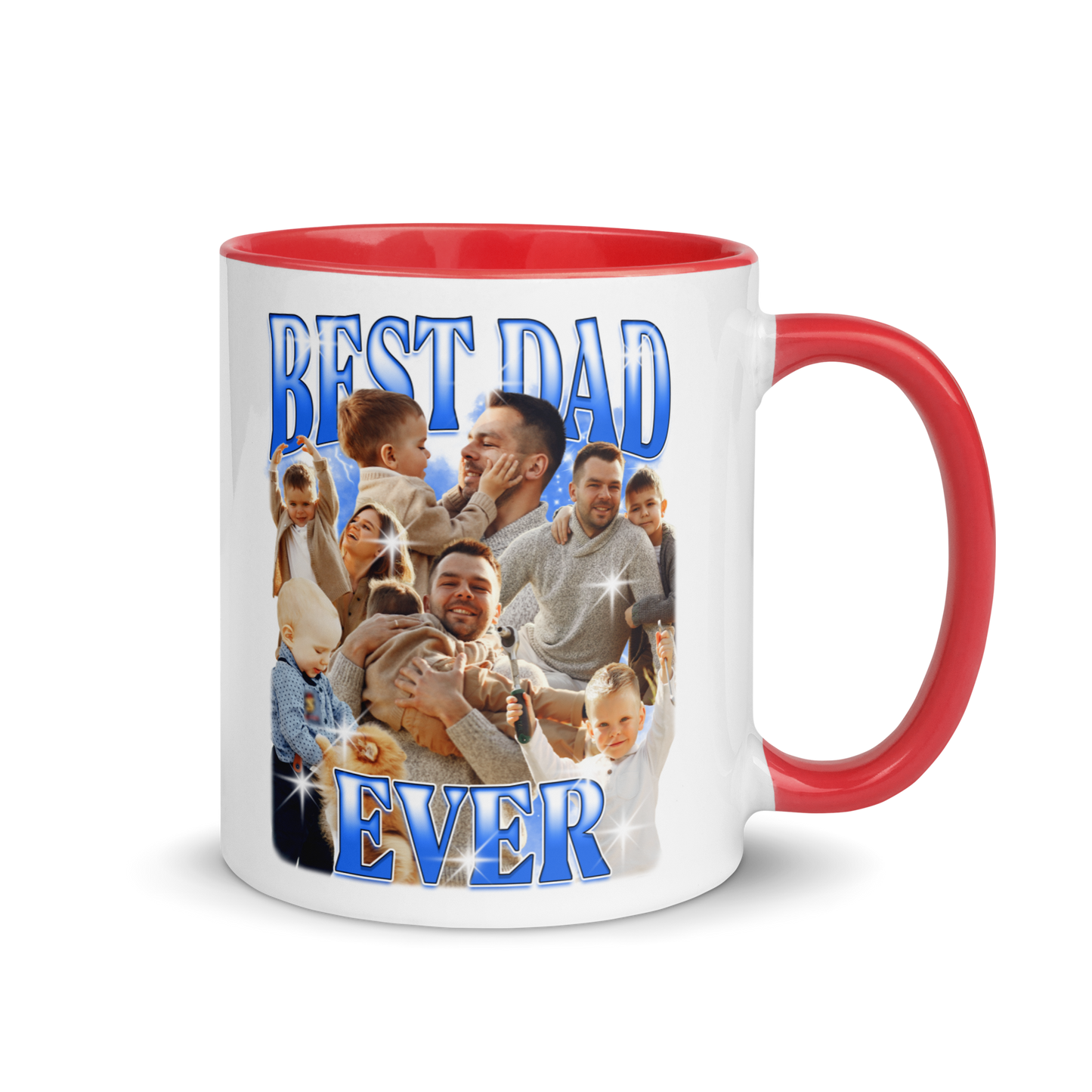 CUSTOM Best Dad Ever Photo Bootleg Mug