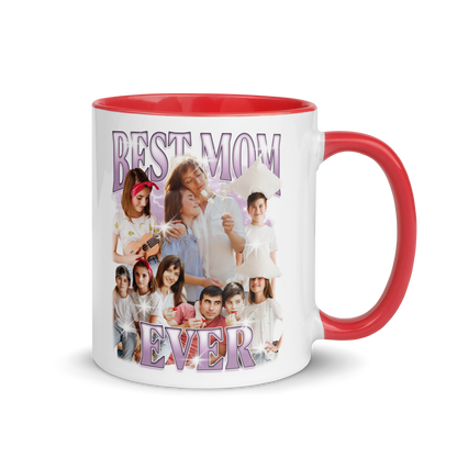 CUSTOM Best Mom Ever Photo Bootleg Mug