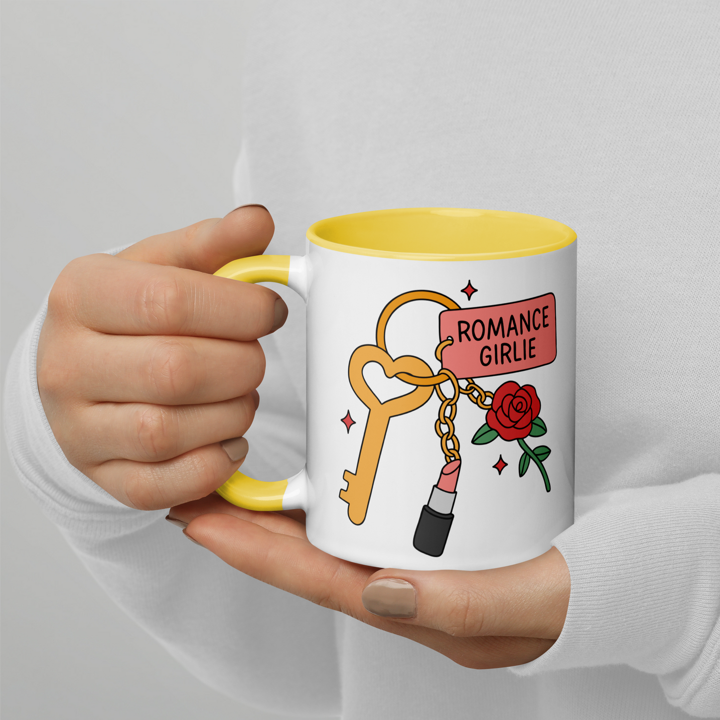 Romance Girlie Bookish Color Mug