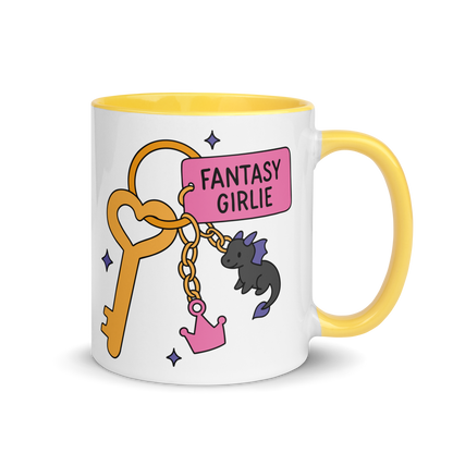 Fantasy Girlie Bookish Color Mug