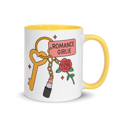 Romance Girlie Bookish Color Mug